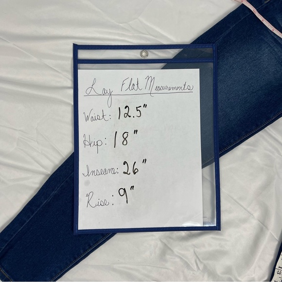 Always Friday Women Dark Wash High Waist Curve Enhancing Denim Jean Pant Size 5 - Picture 7 of 9